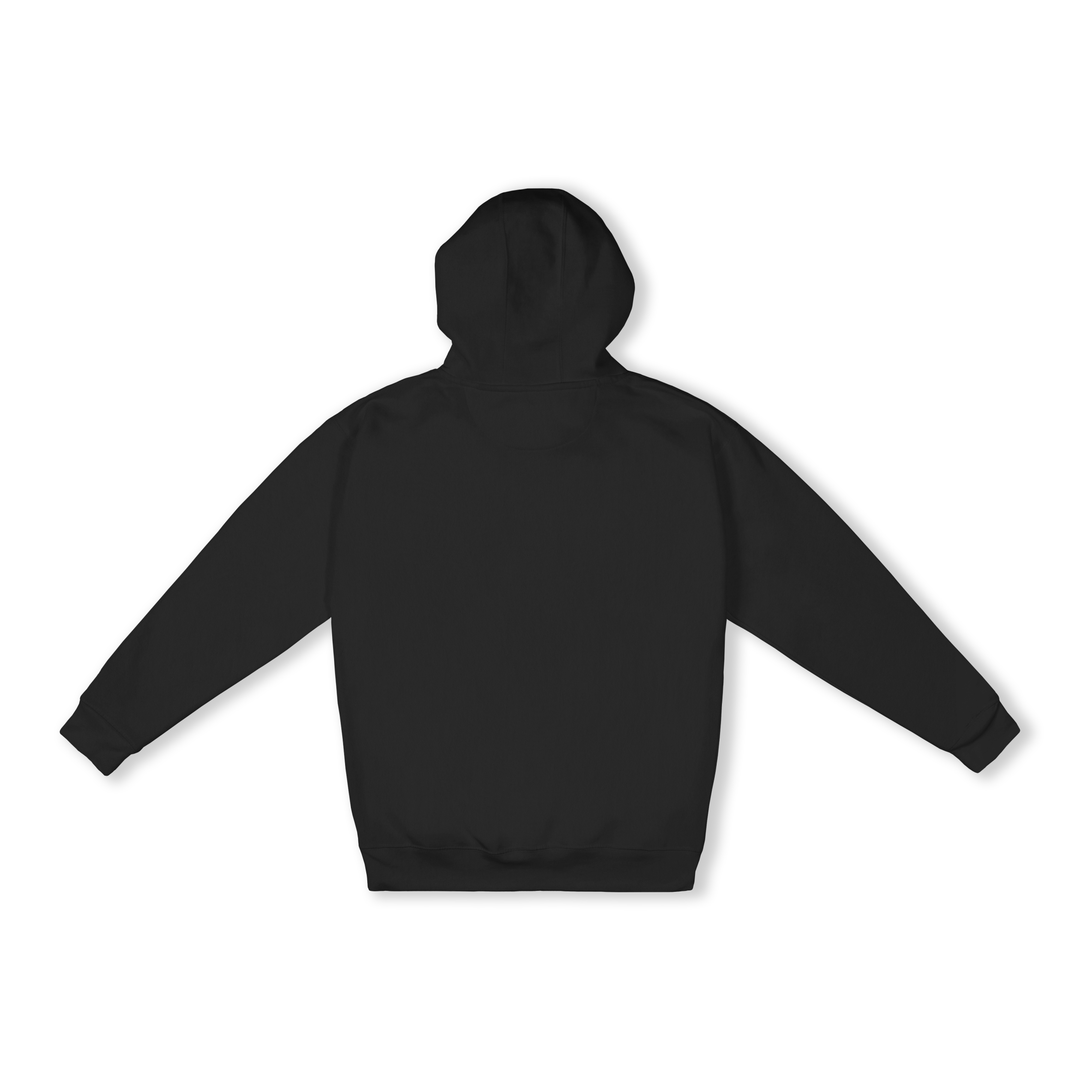 Black - Embroidered Classic Hoodie