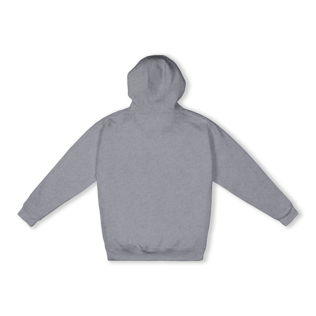 Grey - Embroidered Classic Hoodie
