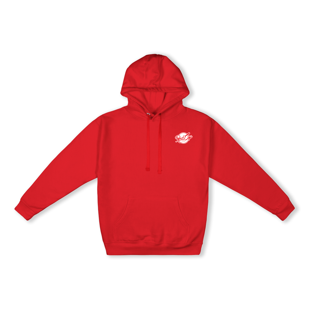 Red - Embroidered Classic Hoodie