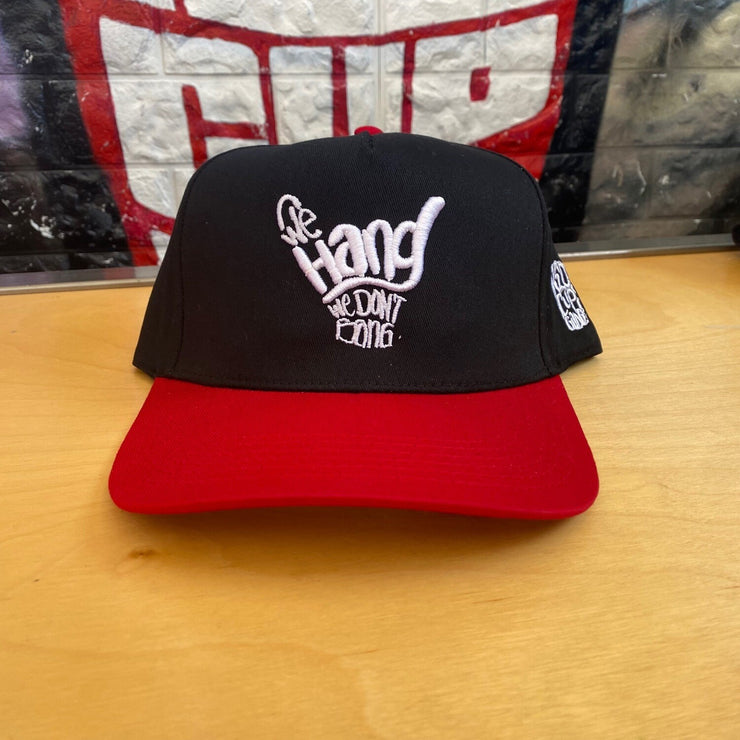 Black/Red Hang loose hat