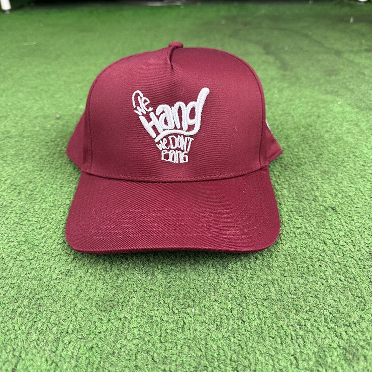 Burgundy Hang Loose Hat
