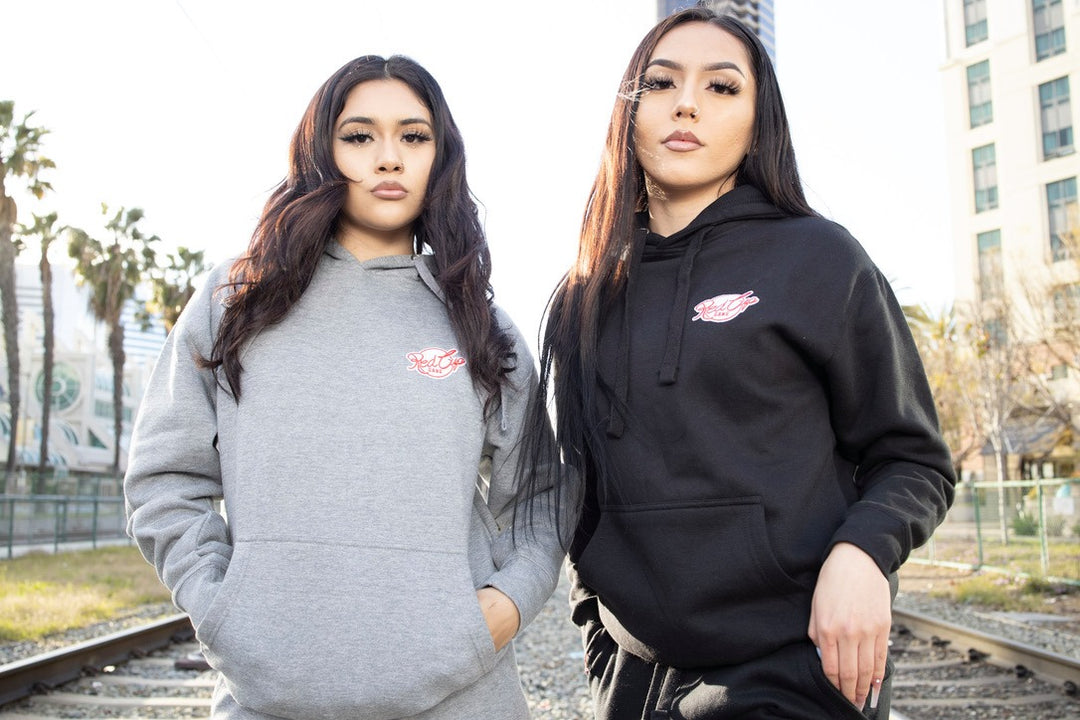 Grey - Embroidered Classic Hoodie