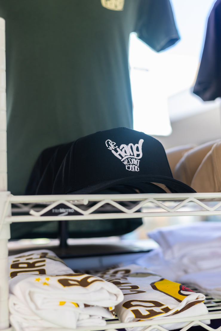Black Hang Loose Snapback