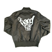 Black - Classic logo Bomber