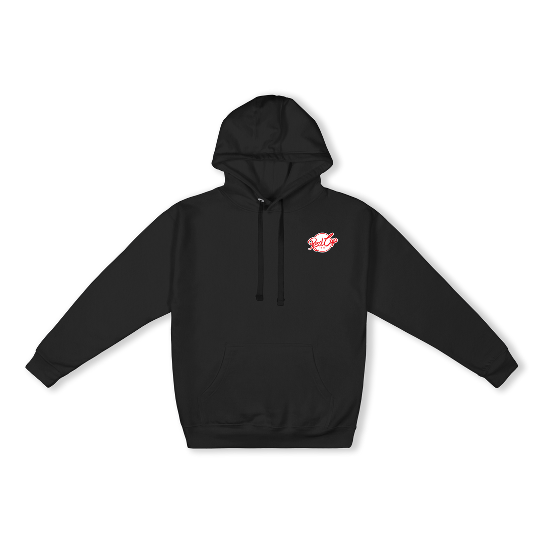 Black - Embroidered Classic Hoodie