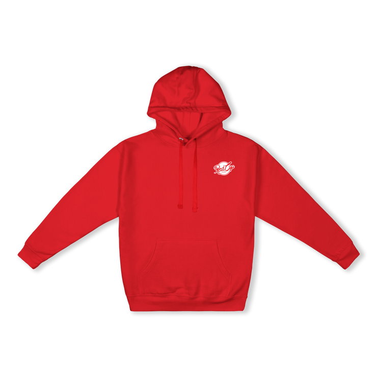 Red - Embroidered Classic Hoodie
