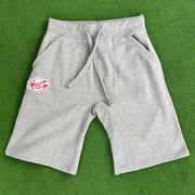 Grey - Embroidered Classic Shorts